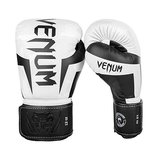 VENUM エリート ボクシング グローブ Elite Boxing Gloves ホワイト/カモ VENUM-1392-053 (10oz  :20210712015547-00252:Kuros Shop 通販 