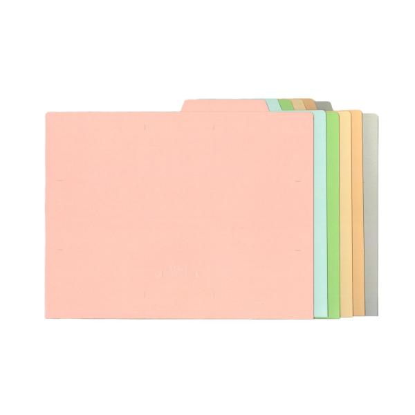 くろがね カラー個別フォルダ A4 （１色50枚） 6色 JN-A4IFBCS ファイリング オフィス用品 事務用品 書類整理 くろがね工作所 文書整理 ファイリングシステム