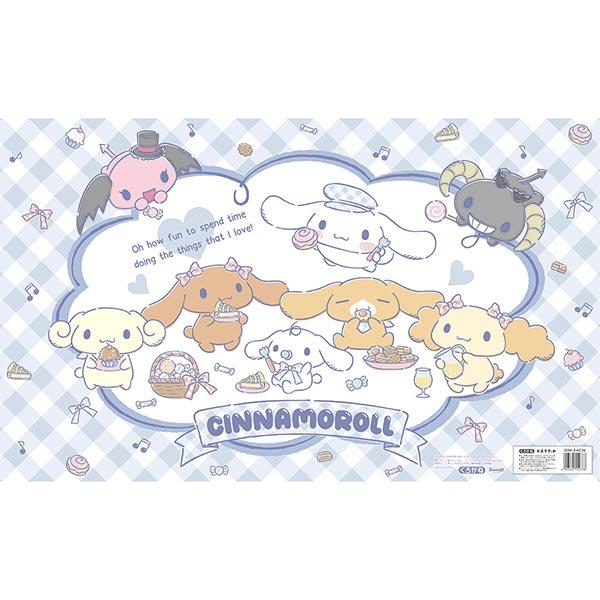 ラバーマット シナモロール シナモロール シナモロール柄 デスクマット [ 巻かずに発送！] DM-24CN