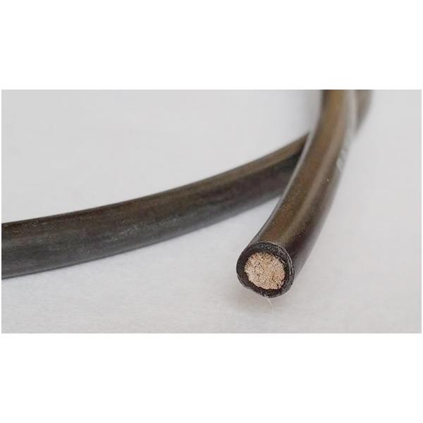 シリコンケーブル10AWG（5.3sq相当）インバーターバッテリー接続ケーブル黒！10cm単位75円！
