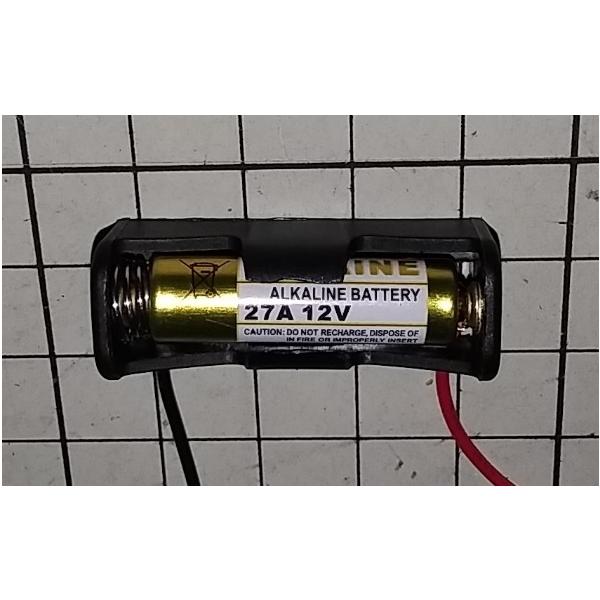 23A27A 12Vドライアルカリ乾電池ホルダー 1個！27Aアルカリ乾電池１個付属１セット１６０円！