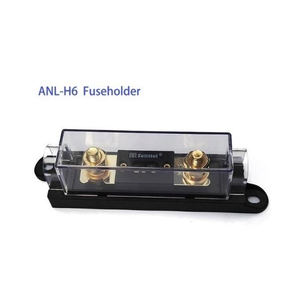 ANLヒューズホルダーブラック250Aヒューズ 0-8AWG(8-67.4Sq) バッテリーターミナル大電流対応！