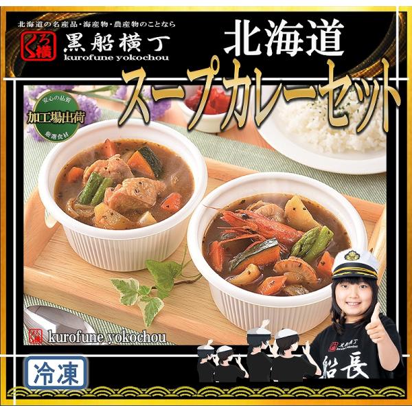 北海道　スープカレーセット　【工場直送】　チキンカレー　シーフードカレー　スパイス　カレー　お歳暮　ギフト　お中元　贈答品　年末　正月　パーティー　