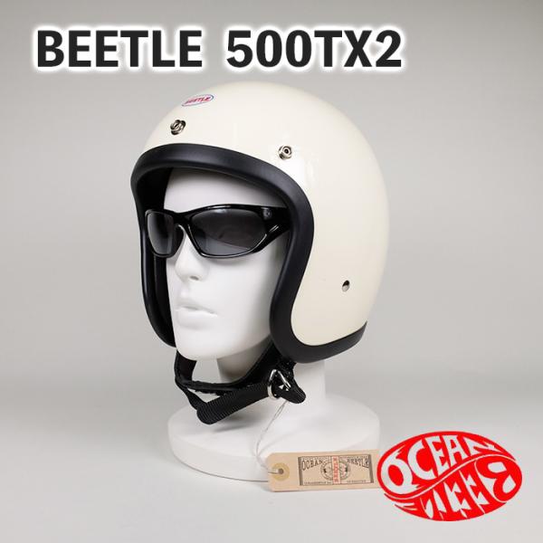 OCEAN BEETLE オーシャンビートル 500TX-2 ヘルメット L OCEAN BEETLE/オーシャンビートル/500TX-2/ブラック/黒/ビートル