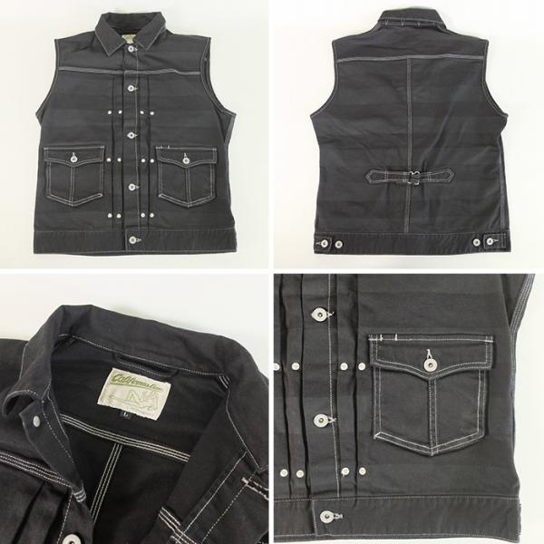 BLACK WORK スカルベスト　hiphop kurokawa96_sk-bb001