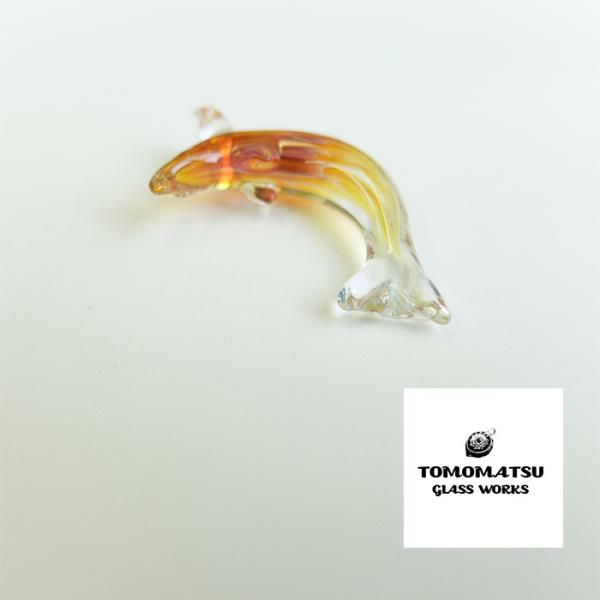 【激レア美品】MATMAS マトマス ラバーフィン Mサイズ イルカ刻印 フィン TOMOMATSU GLASS WORKS/ガラスペンダント/イルカ/dolphin/クリア
