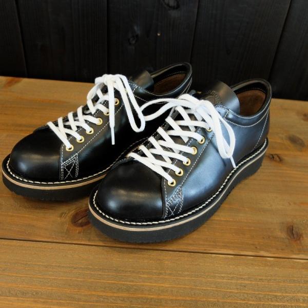 ☆ZERROW,S BONEAKERSLINE ゼローズブニーカーズライン ロー ブラック