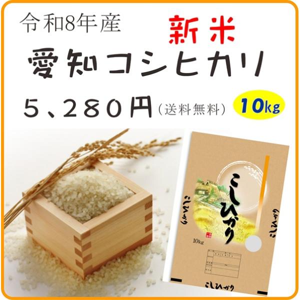 令和8年産愛知コシヒカリ(白米)