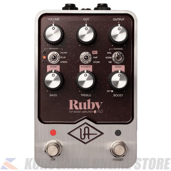 Universal Audio Ruby '63 Top Boost Amplifier オーバードライブ エフェクター ユニバーサルオーディオ