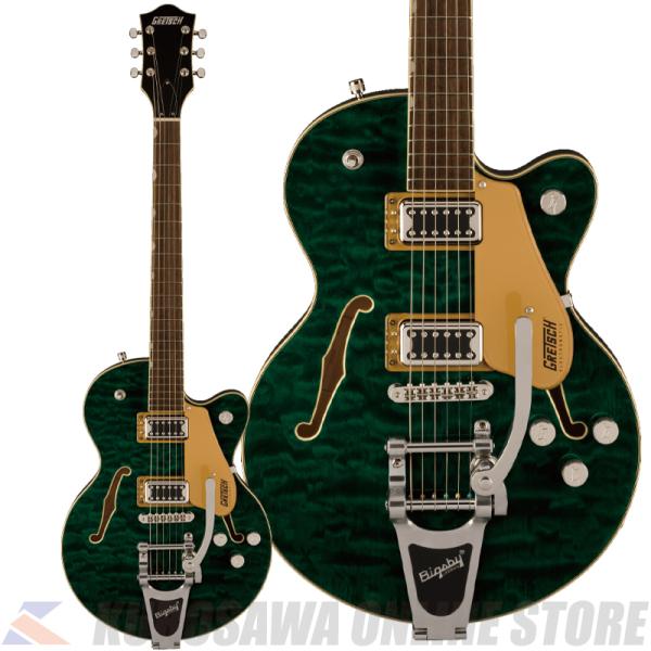 ほぼ新品 Gretsch G5655T-QM ELECTROMATIC GretschG5655t-QM Electromatic Center Block Jr. Single-cut Quilted