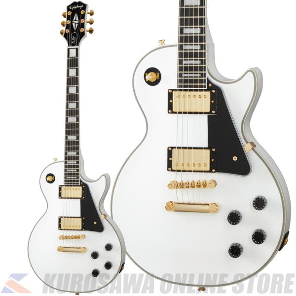Epiphone Les Paul Custom -Alpine White- 【アクセサリーセットプレゼント!】【店頭未展示品】【即納可能!】