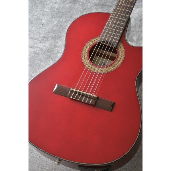 Ibanez GA30TCE-TRD (Transparent Red) 《クラシックギター/エレガット