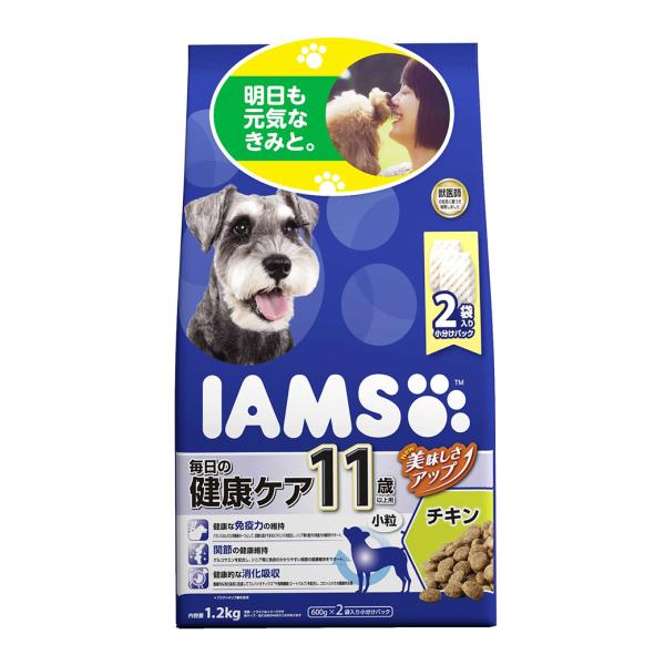 アイムス Iams 11歳以上用 毎日の健康ケア チキン 小粒 1 2kg ドッグフード ドライ 高齢 シニア 犬 いぬ Dog ドックフード ペッツビレッジクロスpaypayモール 通販 Paypayモール
