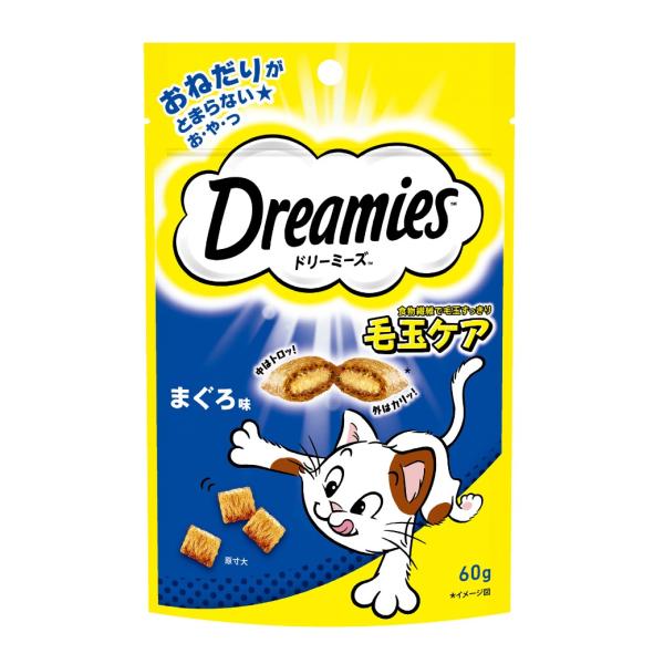 ドリーミーズ 毛玉ケア まぐろ味 60g キャットフード 猫 ねこ ネコ おやつ オヤツ ドリミーズ ドリミズ 月特cf ペッツビレッジクロスpaypayモール 通販 Paypayモール