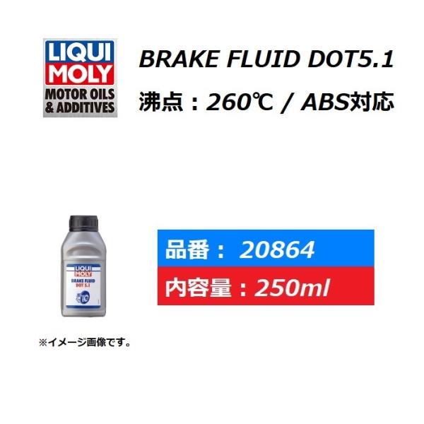 LIQUI MOLY / 高性能 ブレーキフルード BRAKE FLUID DOT5.1 20864