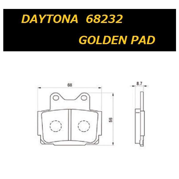 甘ページ DAYTONA（デイトナ） ゴールデンパッド DAYTONA / 97129 送料無料