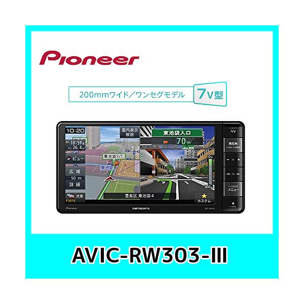 AVIC-RW303 インダッシュカーナビモニター