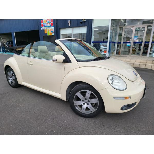 【支払総額1,100,000円】【ローン最低月額12,300円〜】中古車 フォルクスワーゲン ニュービートルカブリオレ 電動オープン 本革シート
