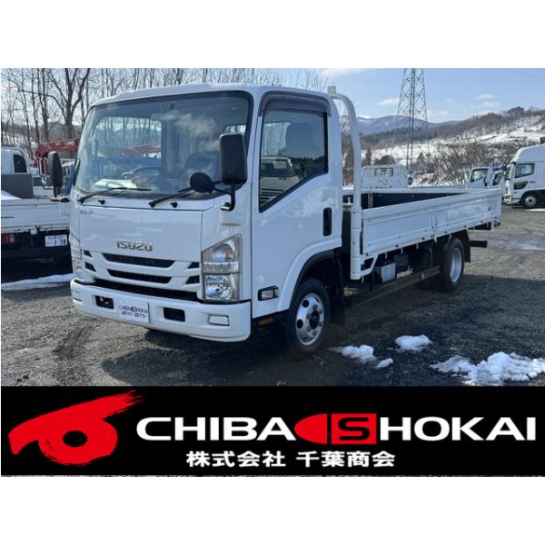【支払総額5,090,000円】中古車 いすゞ エルフ 4WD 平ボディ ワイドロング 積載2t