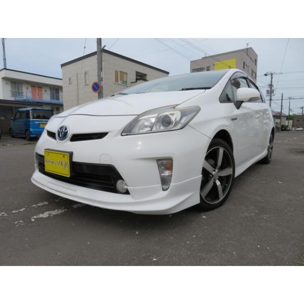 〈支払総額 表示車両AAA〉1.8 S/トヨタ/プリウス/寒冷地仕様/1オーナー/エアロH.25(2013)年/311,000km/保証付き◆装備パワーステアリング/パワーウインドウ/ナビ/ETC/エアコン/テレビ(地デジ)/ABS/エアバ...