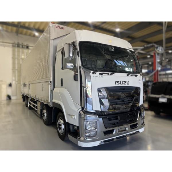 【支払総額10,540,000円】中古車 いすゞ ギガ 4軸低床・門工ステンレス ハイルーフ