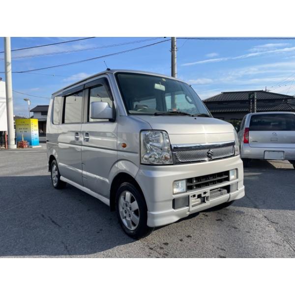 〈支払総額 表示車両AAA〉スズキ/エブリイワゴン/PZターボH.19(2007)年/168,000km◆装備パワーステアリング/パワーウインドウ/エアコン/ABS/エアバッグ/集中ドアロック/キーレス/CD◆外装純正 アルミ/電動スライド...