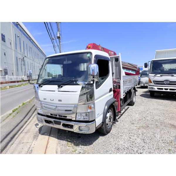 【支払総額4,800,000円】中古車 三菱ふそう キャンター クレーンユニック3段ラジコン