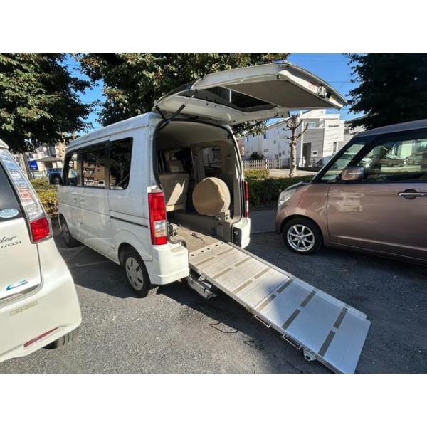 〈支払総額 表示車両AAA〉JP/スズキ/エブリイワゴン/車椅子移動車 後部電動固定リヤシートH.19(2007)年/87,000km◆装備パワーステアリング/パワーウインドウ/エアコン/ABS/エアバッグ/集中ドアロック/盗難防止装置/キ...