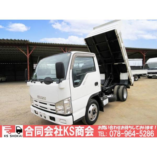 【支払総額1,680,000円】中古車 いすゞ エルフ 新明和製ダンプ 2t MT コボレーン