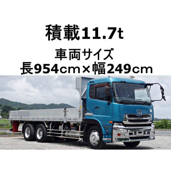 【支払総額5,390,000円】中古車 UDトラックス クオン 大型平ボディー