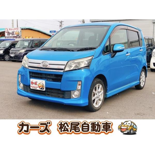 〈支払総額 表示車両AAA〉X SA/ダイハツ/ムーヴカスタム/社外ナビ フルセグTV Bluetooth DVD再生H.25(2013)年/180,000km◆装備パワーステアリング/パワーウインドウ/ナビ/エアコン/テレビ(地デジ)/A...