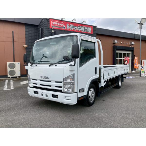 【支払総額3,220,000円】中古車 いすゞ エルフ 2t積・平ボディ・ロング・ワイド・全低床