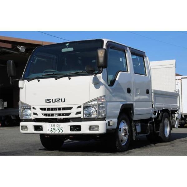 【支払総額2,700,000円】中古車 いすゞ エルフ Wキャブ 1.65t積載 4WD パワーゲート