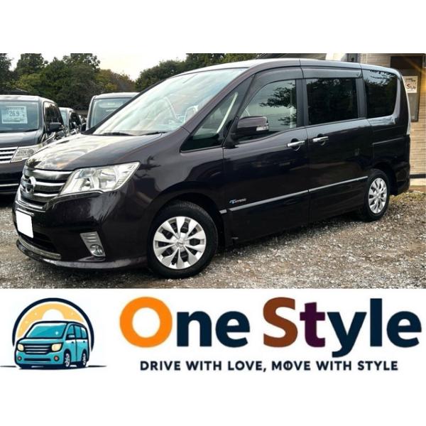 〈支払総額 表示車両AAA〉2.0 ハイウェイスター S-HYBRID/日産/セレナH.25(2013)年/90,000km/保証付き◆装備パワーステアリング/パワーウインドウ/エアコン/ABS/横滑り防止装置/集中ドアロック/バックカメラ...