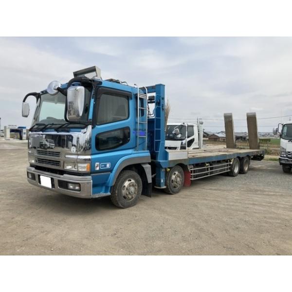 【支払総額10,800,000円】中古車 三菱ふそう スーパーグレート 重機運搬車 自動導板ウィンチ ラジコン付