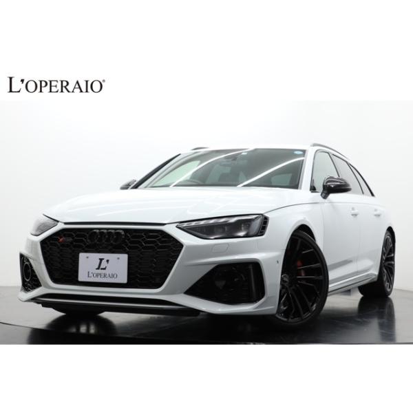 中古車 アウディ RS4アバント 1オーナー 黒革 カーボンスタイリングPKG