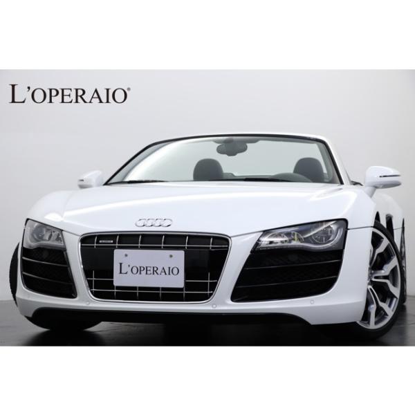 中古車 アウディ R8スパイダー 黒幌 黒革 シートヒーター 純正19イン