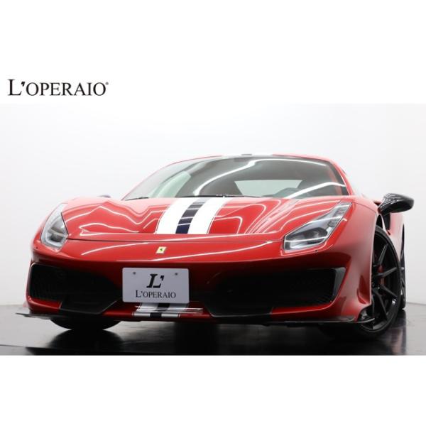 【支払総額63,190,000円】中古車 フェラーリ 488ピスタ 正規D車 Fリフト LEDステア カーボンAW