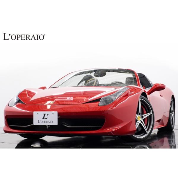 【支払総額33,720,000円】中古車 フェラーリ 458スパイダー 黒革 20インチ鍛造AW カーボンステアリング