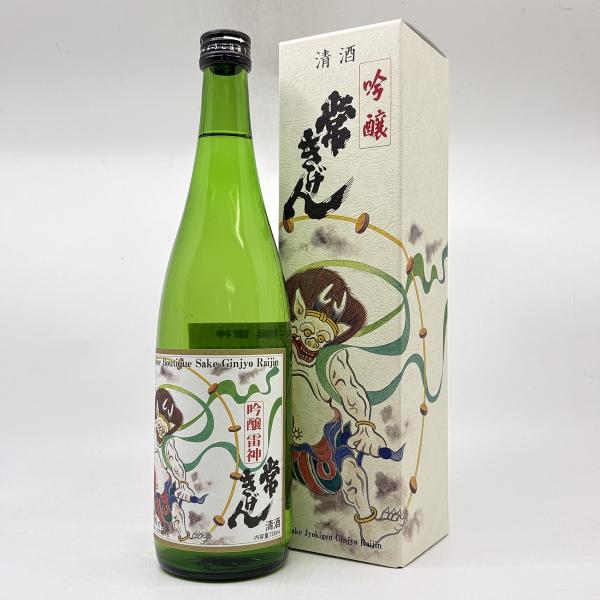 【北陸・石川地酒】常きげん 吟醸雷神 鹿野酒造【専用BOX入】720ml 15° 精米歩合55％