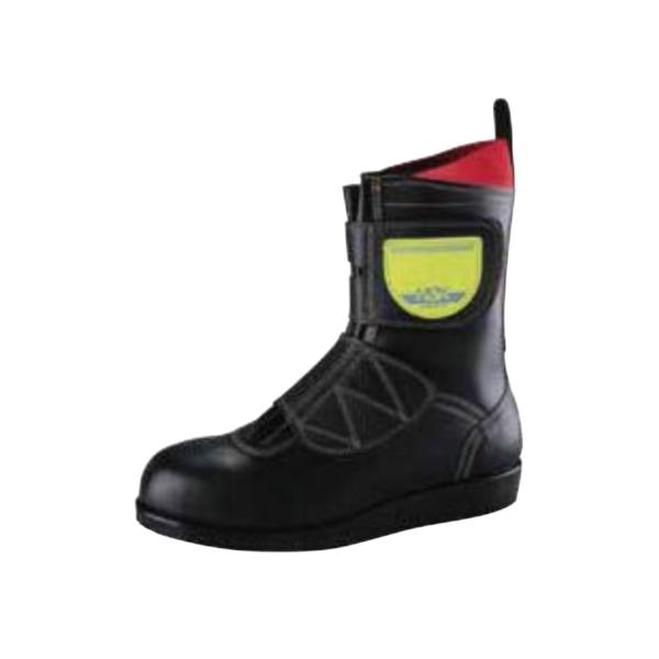 HSK 安全靴 黒/赤 新品未使用。舗装靴。HSK 安全靴 黒/赤 高筒タイプ