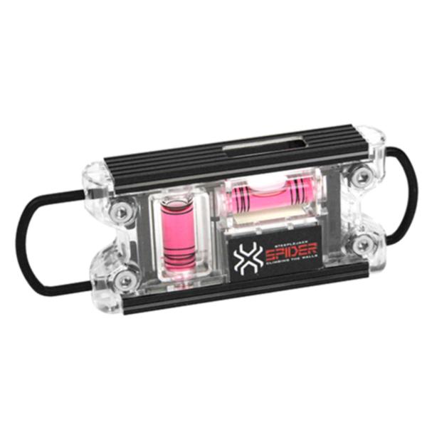 藤原産業　ＳＫ１１　SPD-EBL01　ミニ　レベル　水平器　鳶　アルミ　V溝付　強力　磁石　マグネット　シャックル付　測定器　SPIDER　 SPD EBL 01