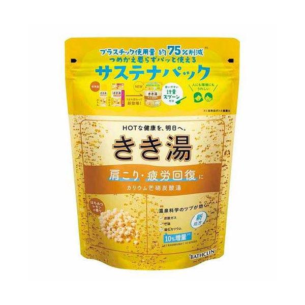 きき湯 カリウム芒硝炭酸湯 はちみつレモンの香り 360g : クスリの