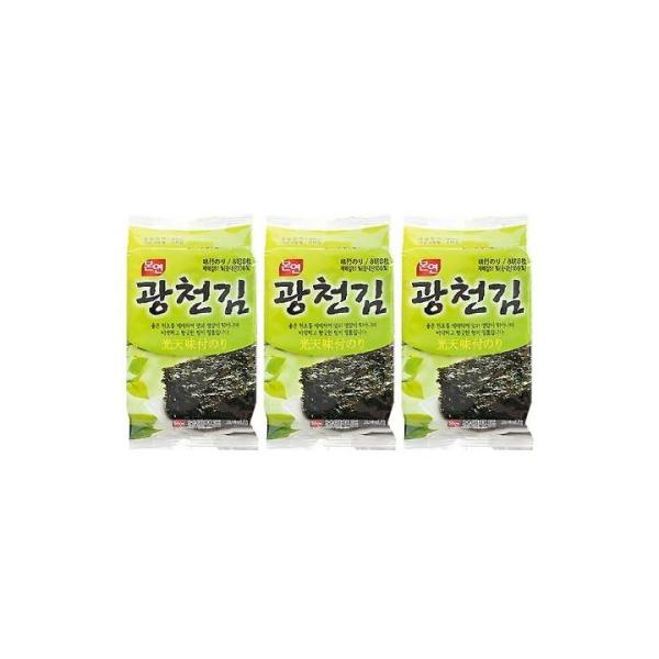 小物扱 (1個) 韓国のり 光天 味付のり (8切8枚3枚分)