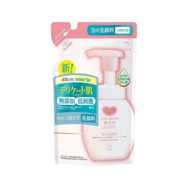 洗顔料 KAO カウブランド 無添加 泡の洗顔料 詰替 140ml : クスリのアオキ2号店