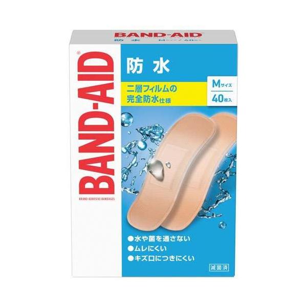 バンドエイド 防水 Mサイズ 40枚入