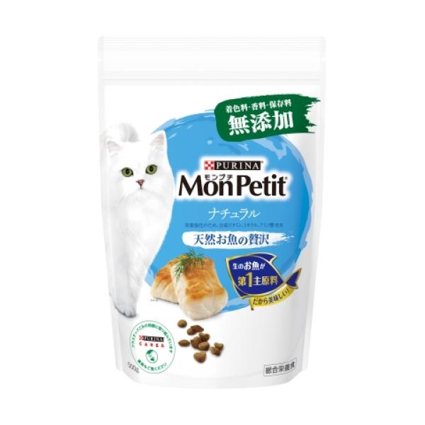 他サイト： ネスレ ピュリナ モンプチ ドライ バッグ ナチュラル 天然お魚の贅沢 500gの商品画像
