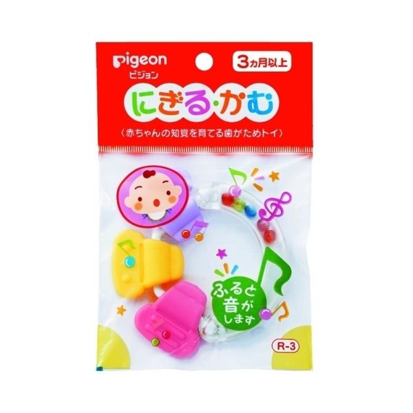 おくちや手で触って、遊びながらかたさを学習。赤ちゃんがにぎりやすい持ち手のついた歯がためトイです。赤ちゃんの手にぴったりサイズの、にぎりやすい持ち手。振ると音がします。おくちに入れる部分にはさまざまな凹凸がついていて、バラエティーにとんだ噛...