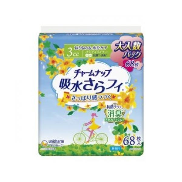 他サイト： チャームナップパンティライナ−消臭タイプ　６８枚の商品画像