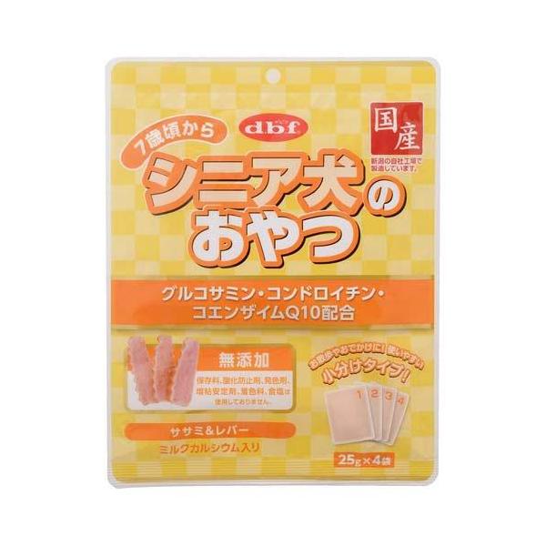 デビフ シニア犬のおやつ グルコサミン・コンドロイチン・コエンザイムQ10配合 25g×4袋入